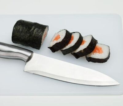 cuchillo sushi comida japonesa