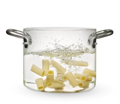 Cooking pasta is even cooler with this glass pot
