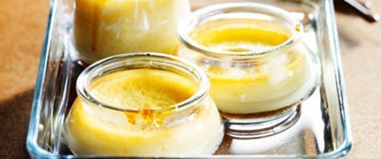 Flan de piña