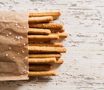 Grissini con sabor a naranja