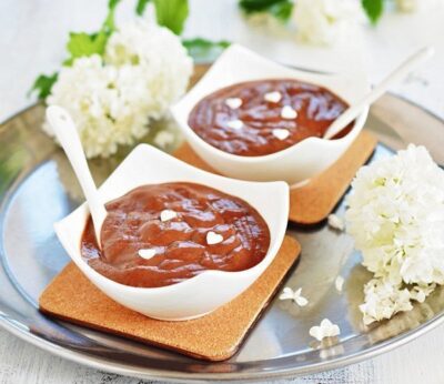 Natillas de chocolate