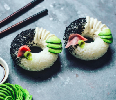 Rosquillas de sushi, otra nueva moda de Instagram