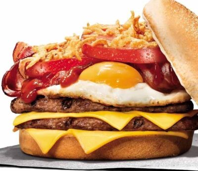 The King Burger, la primera hamburguesa con huevo de Burger King