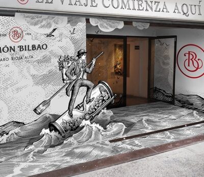 Arte y vino unidos en la pop up de Ramón Bilbao en el Barrio de las Letras