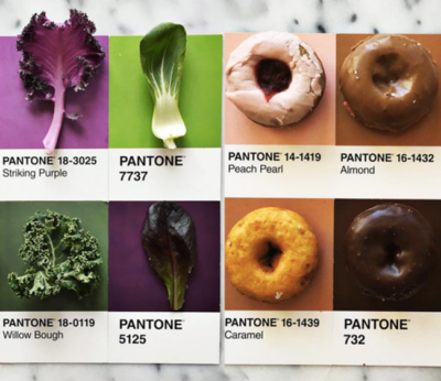 La gastronomía desde un punto de vista Pantone
