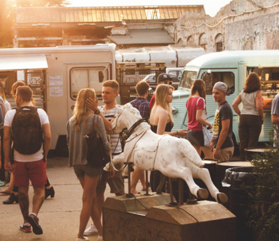 Neue Heimat, el mercado de cocina callejera