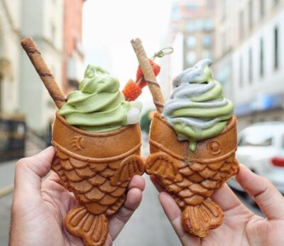 ¿Babear por conos de helado con forma de pez?