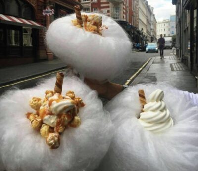 Helados con algodón de azúcar: nuevo capricho dulce preferido