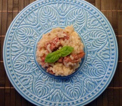 Receta: risotto de chorizo