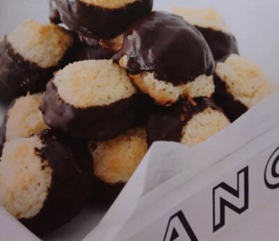 Sultanas de coco con chocolate