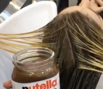 Nueva tendencia grooming:  teñirse el pelo con Nutella
