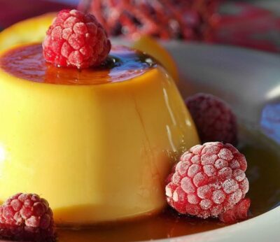 Postre: flan de mascarpone