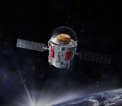 KFC lanzará al espacio su nueva hamburguesa