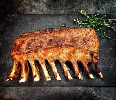 Costillas al horno con salsa barbacoa