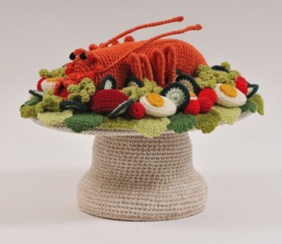 Una oda a la comida en versión crochet