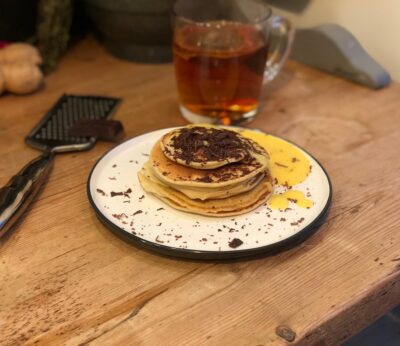 Tortitas-de avena y plátano