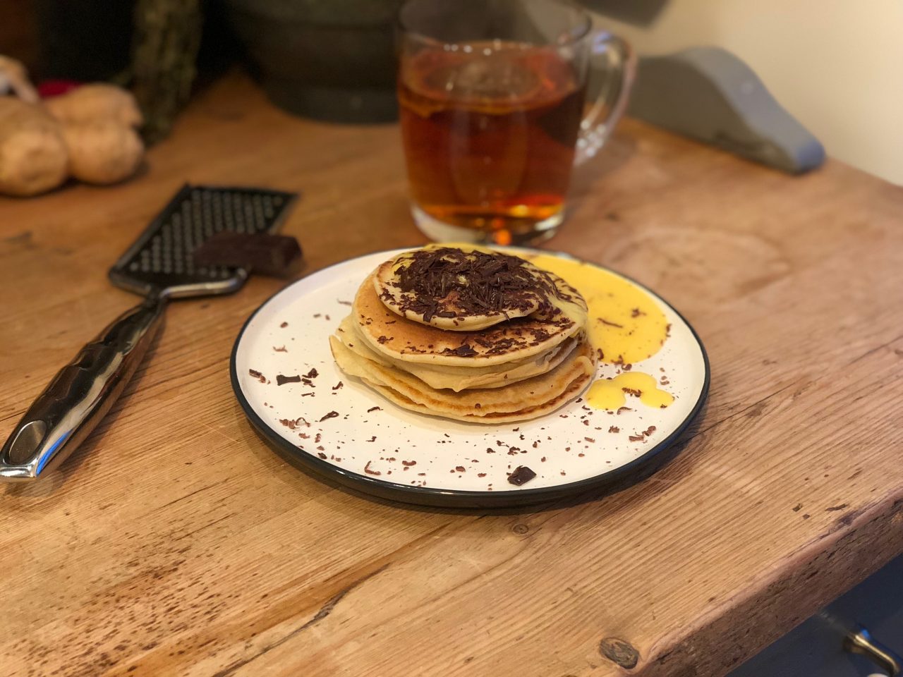 Tortitas-de avena y plátano