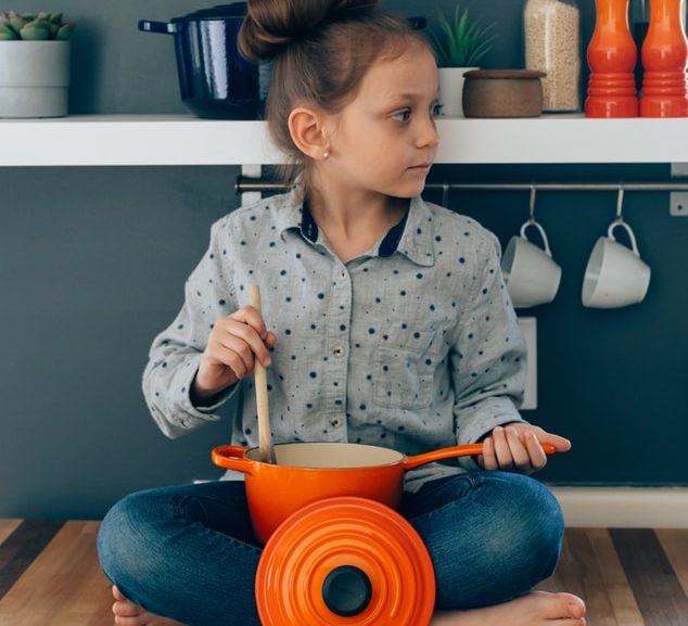 Cocinar con niños