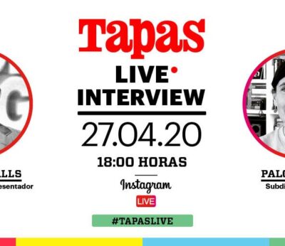 Arturo Valls, actor, productor y presentador, invitado en #TapasLive