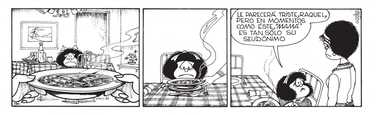 Mafalda: 88 años odiando la sopa