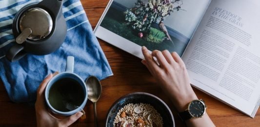 Lectura y comida