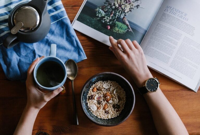 Lectura y comida