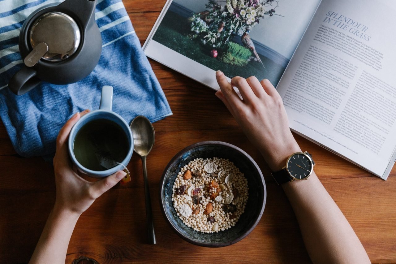 Lectura y comida