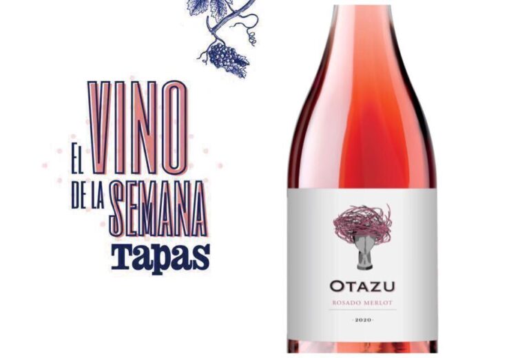 Otazu Rosado Merlot 2020, sedosidad frutal