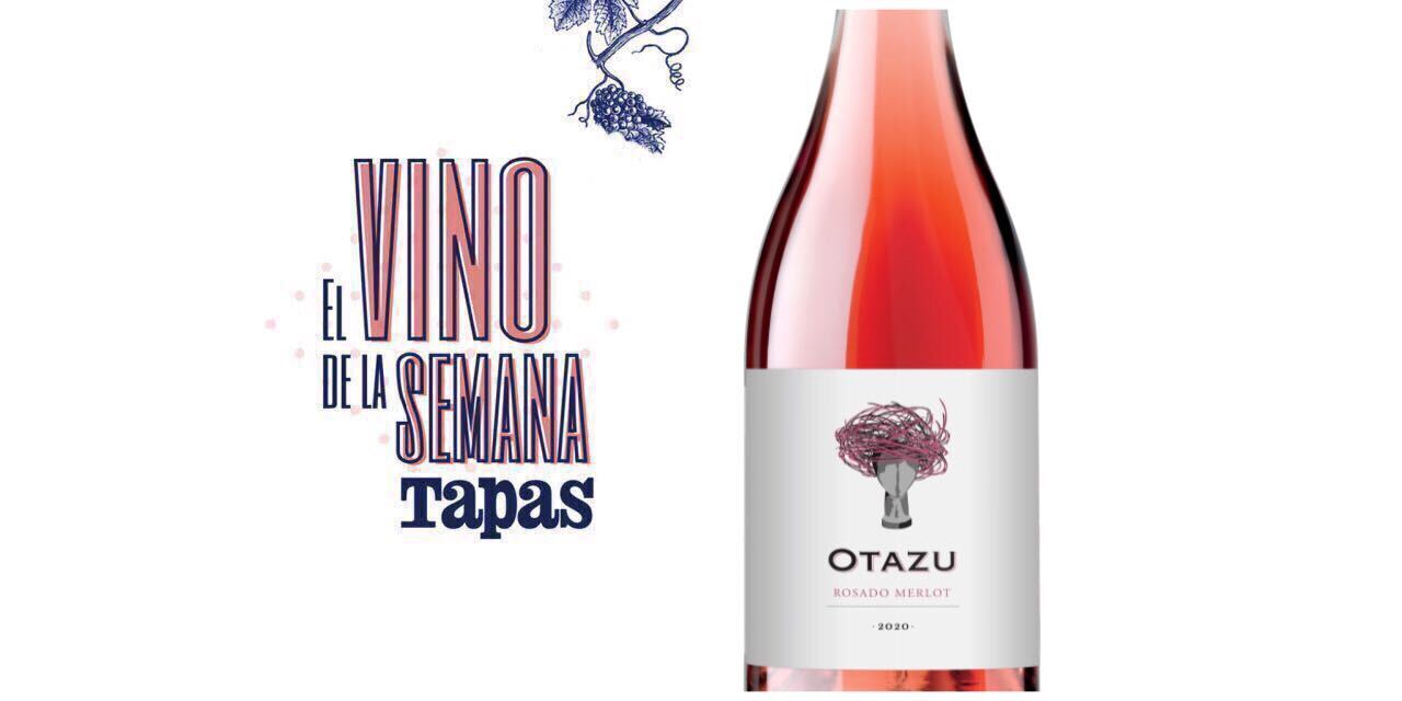 Otazu Rosado Merlot 2020, sedosidad frutal