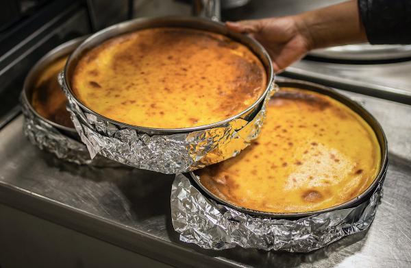 Tarta de queso, en Café Comercial.
