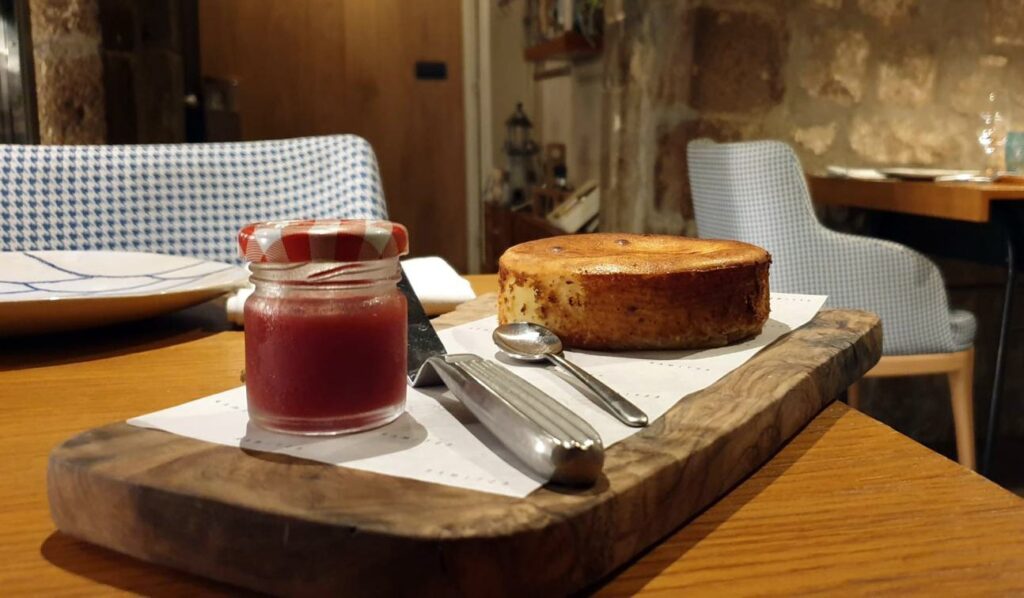 Tarta de queso, en Estimar.