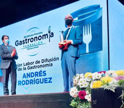 Andrés Rodríguez - Premio Difusión Gastronomía