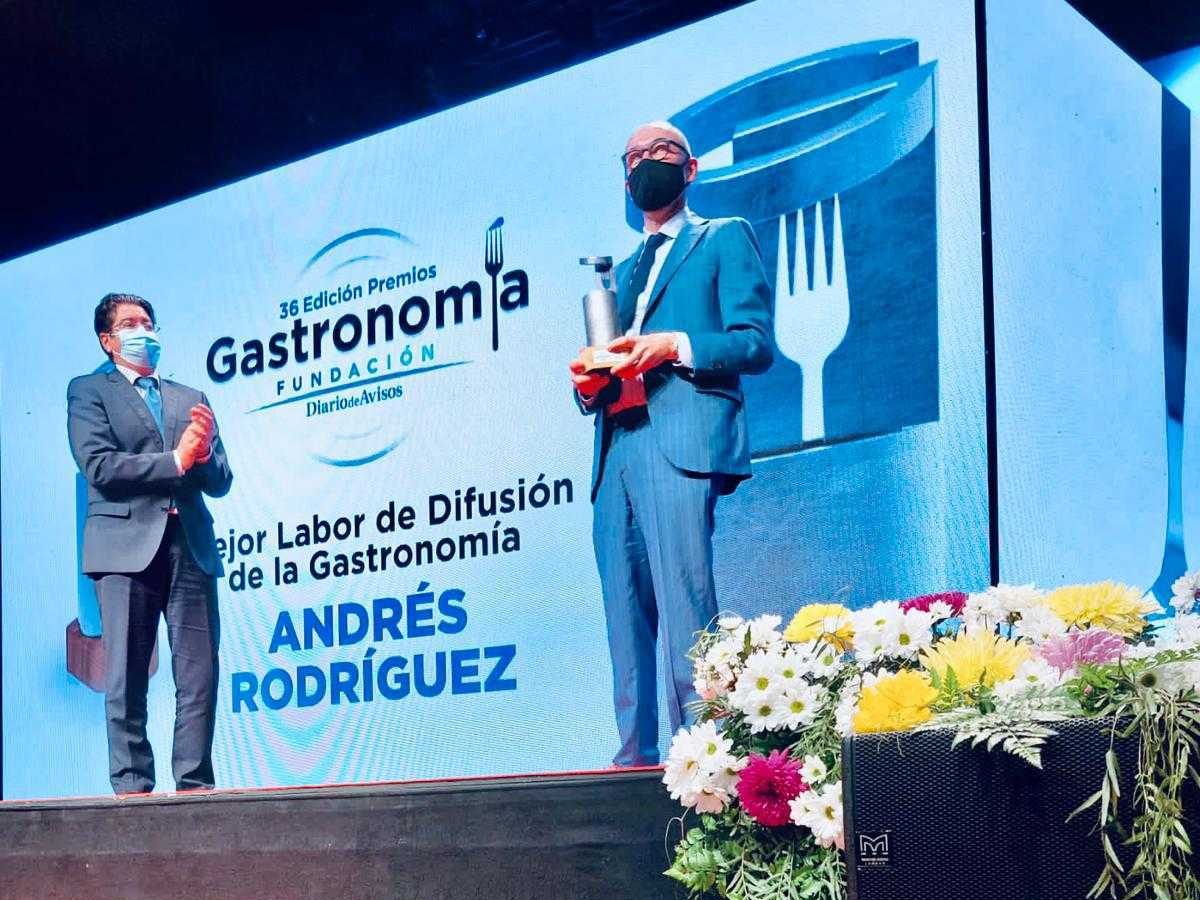 Andrés Rodríguez - Premio Difusión Gastronomía