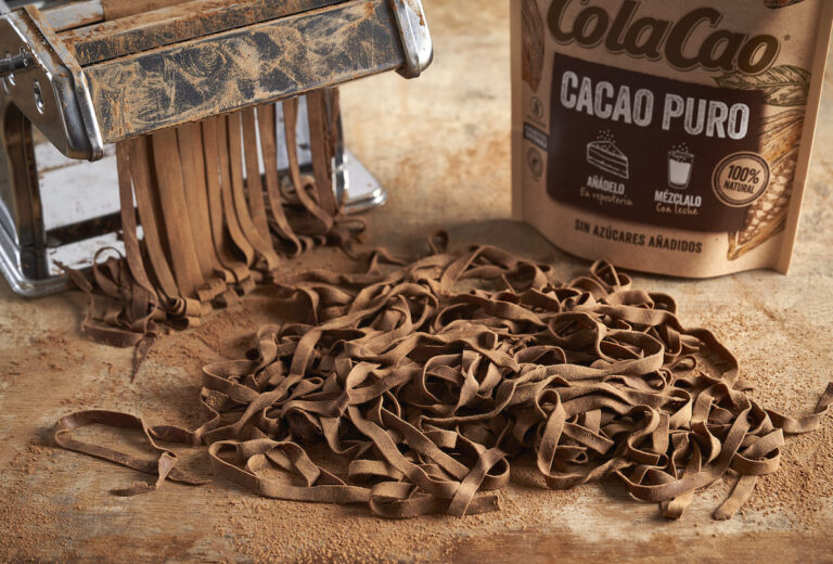 Receta pasta fresca con Cacao Puro
