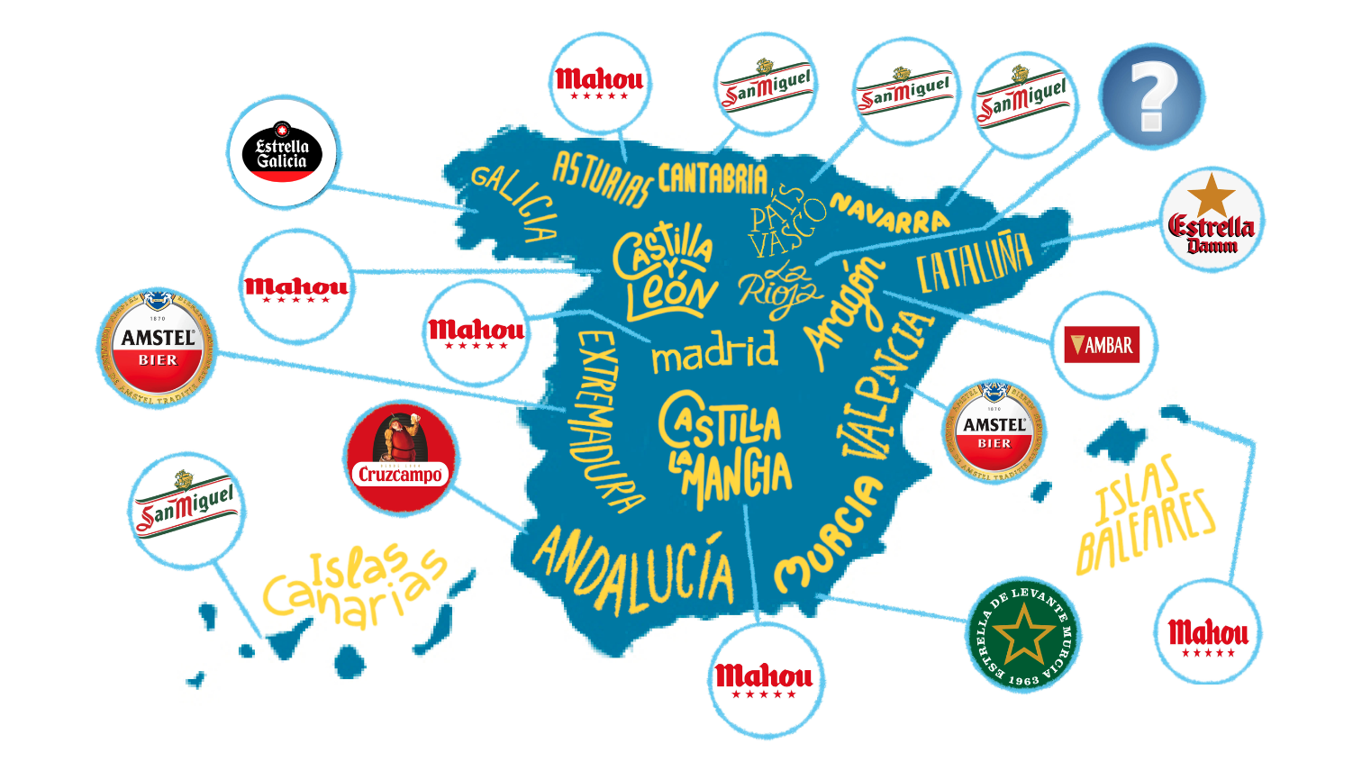 Avanzar Cuadrante Solenoide El mapa definitivo: esta es la cerveza más consumida en cada Comunidad  Autónoma