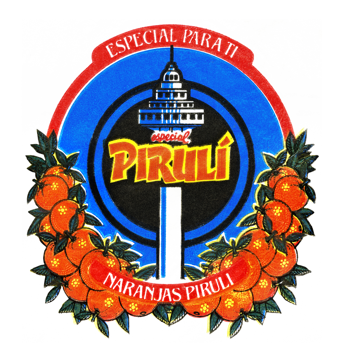 Etiqueta fruta Pirulí