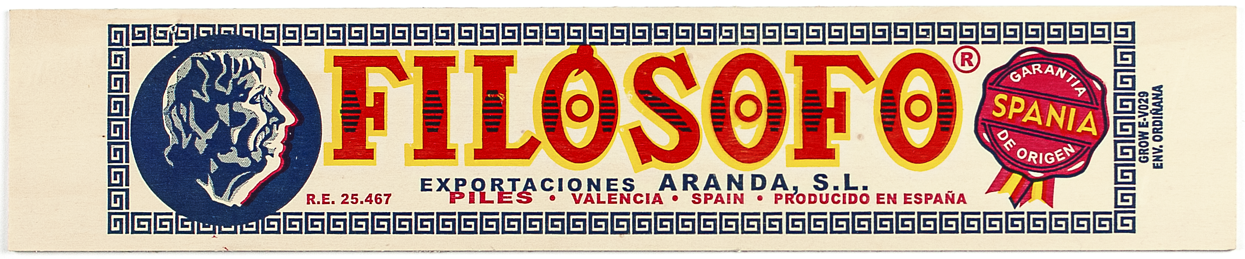 Tablilla de Filósofo, frutas.