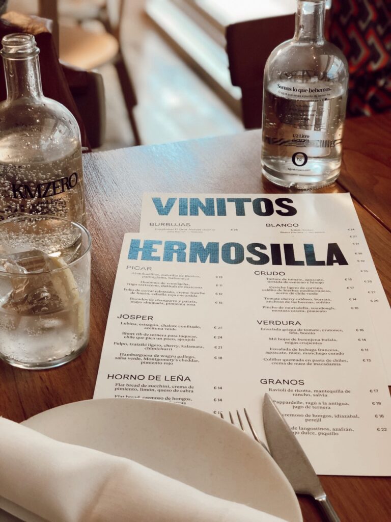 Restaurante Hermosilla - Carta