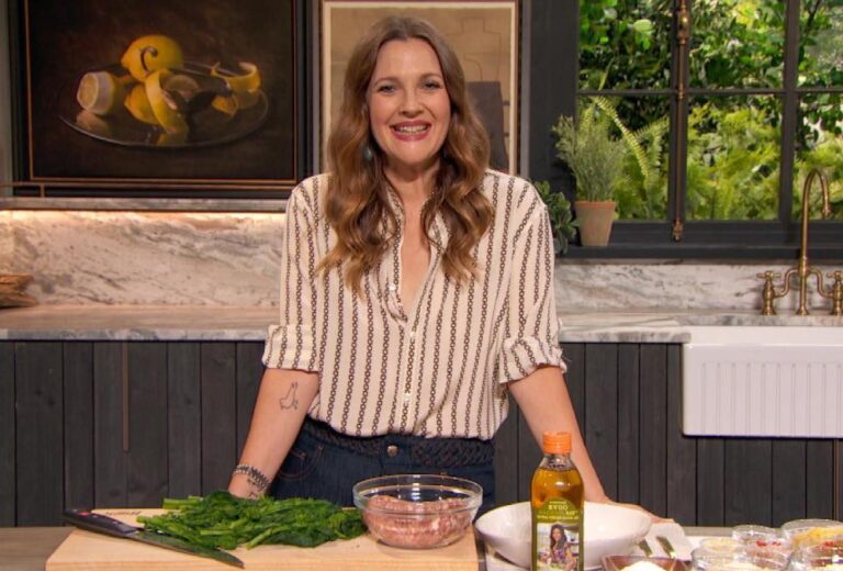 Drew Barrymore receta asequible.