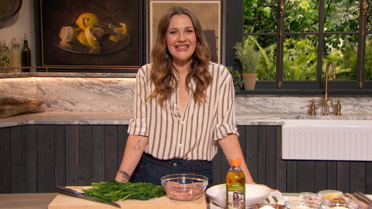 Drew Barrymore receta asequible.