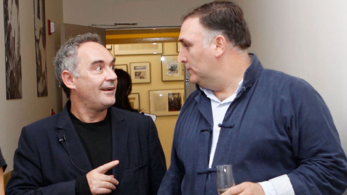 Chef José Andrés reveals why he got angry with Ferrán Adrià