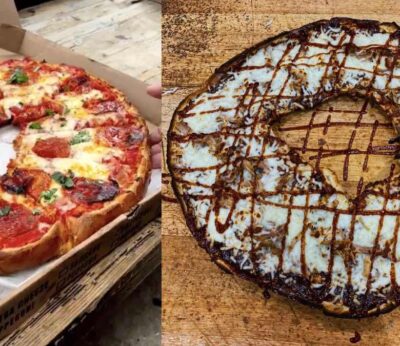 Así es la pizza bagel gigante que tarda 24 horas en hacerse: ¿te la comerías?