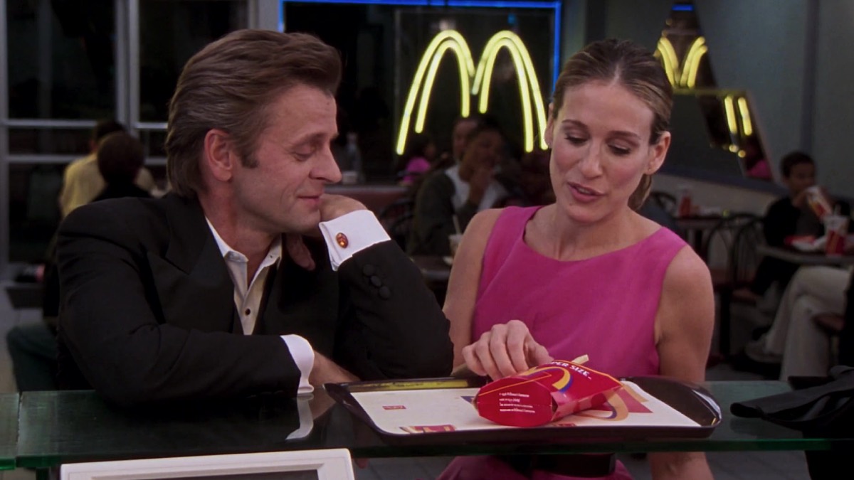 McDonald's segundo peor sitio para tener una cita. Foto de 'Sexo en Nueva York'.