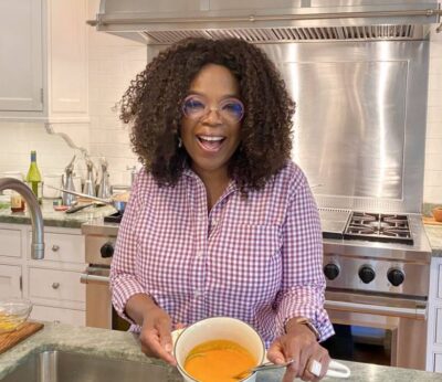 El truco de Oprah Winfrey para preparar una pasta cremosa sin nata