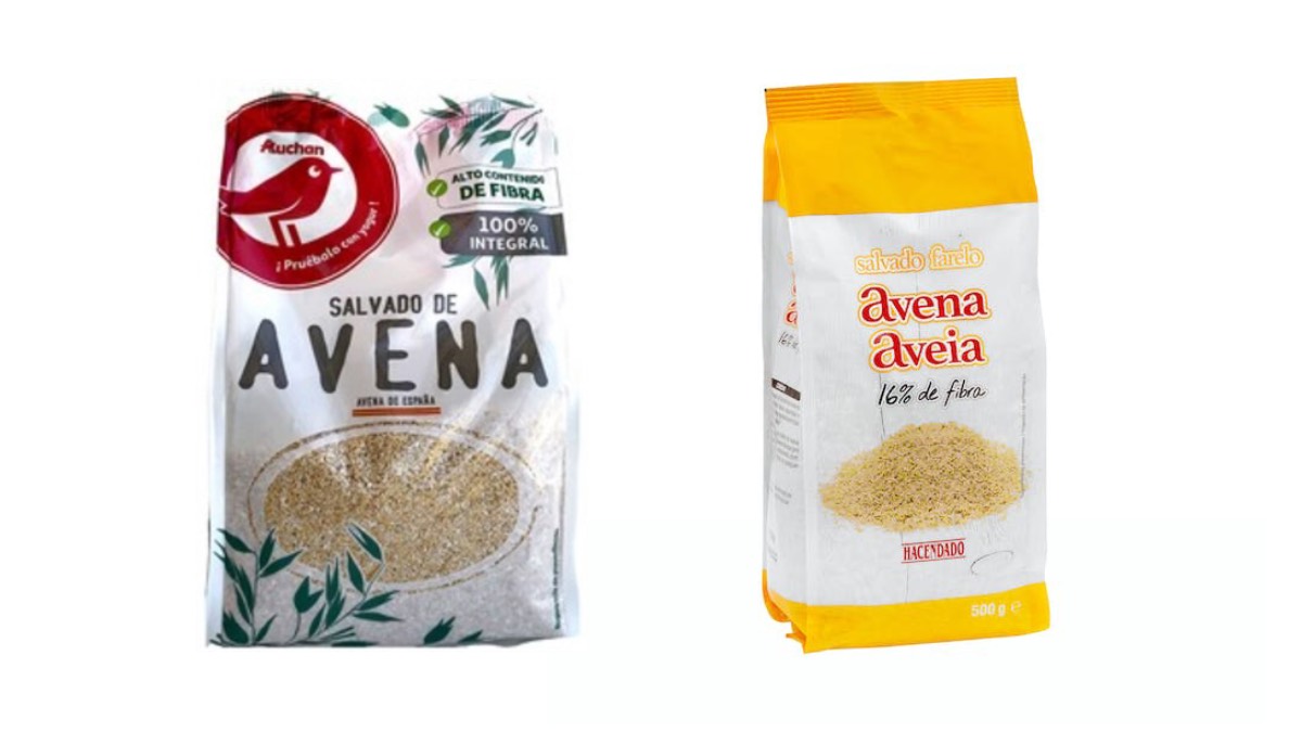 Copos de avena integral Classic Carrefour sin gluten 500 g.