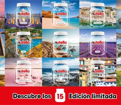 Nutella presenta una colección de tarros vestidos de paisajes icónicos