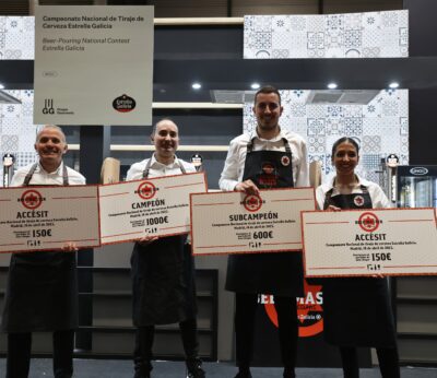 Economía/Gastro.- David Quirós se proclama como el mejor tirador de cerveza de España en 2023