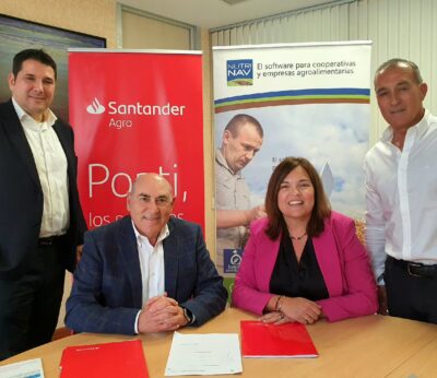 Economía.- Santander y la consultora Ayanet TIC se alían para promover la digitalización del sector agro