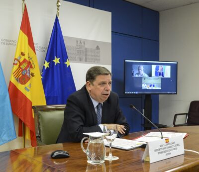 Economía.- Planas traslada al ministro Solsky el apoyo de España al funcionamiento de exportaciones de grano de Ucrania