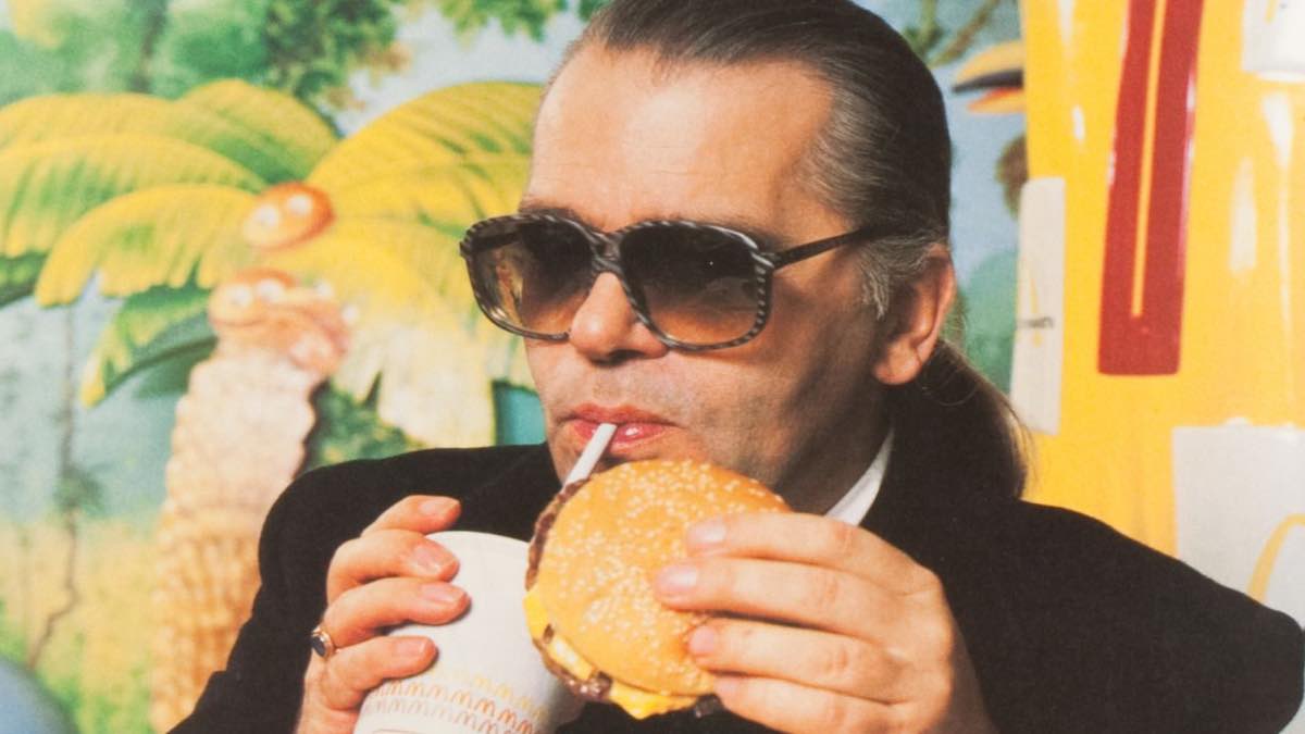 Karl Lagerfeld lost 92 pounds using a diet he called a “sort of